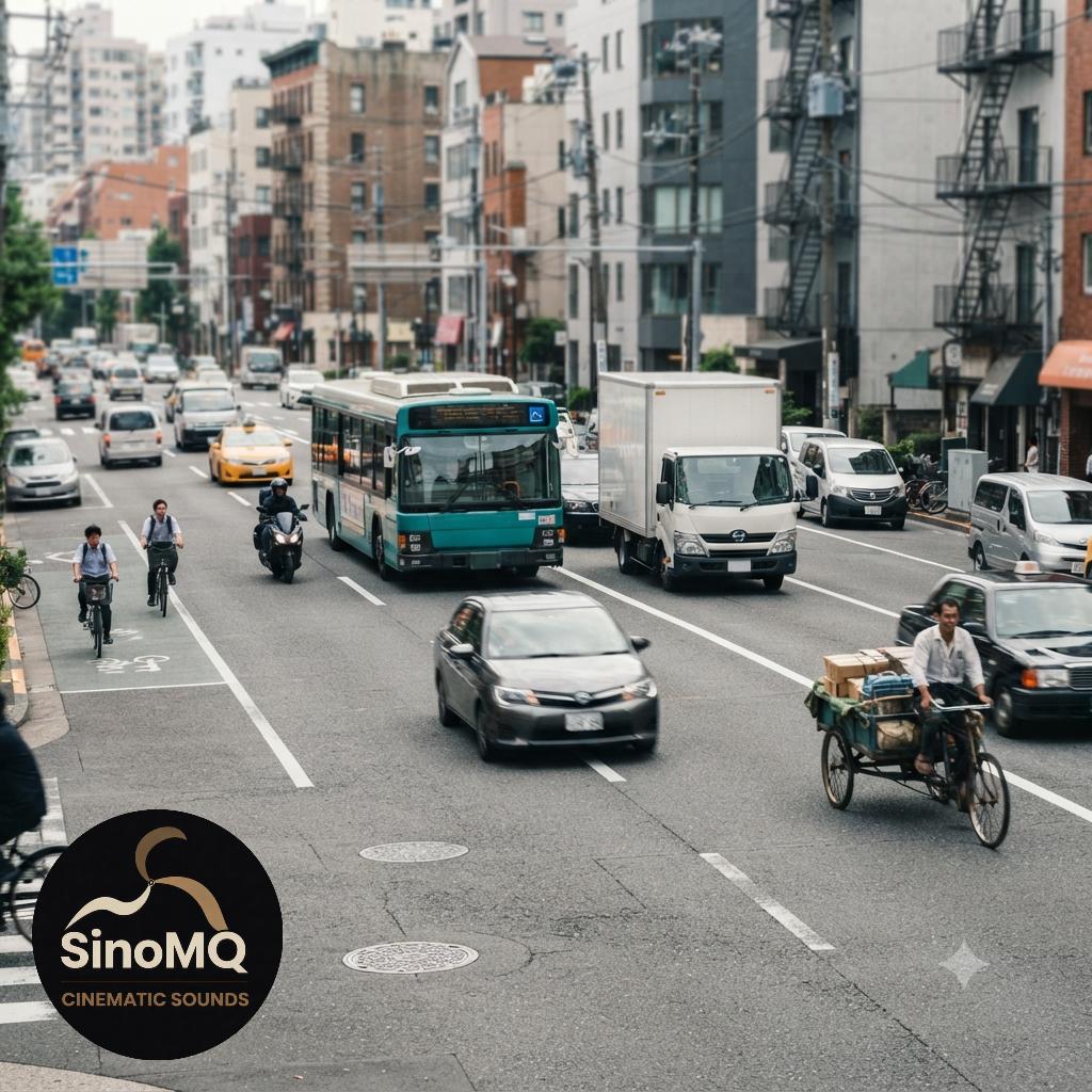 Tiếng Giao Thông Liên Tục – Continuous Traffic Sound