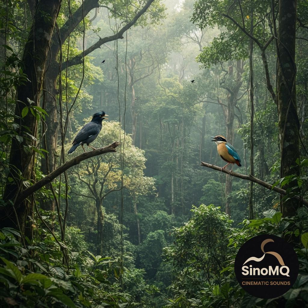 Tiếng Chim Rừng Từ Xa – Distant Forest Bird Sound