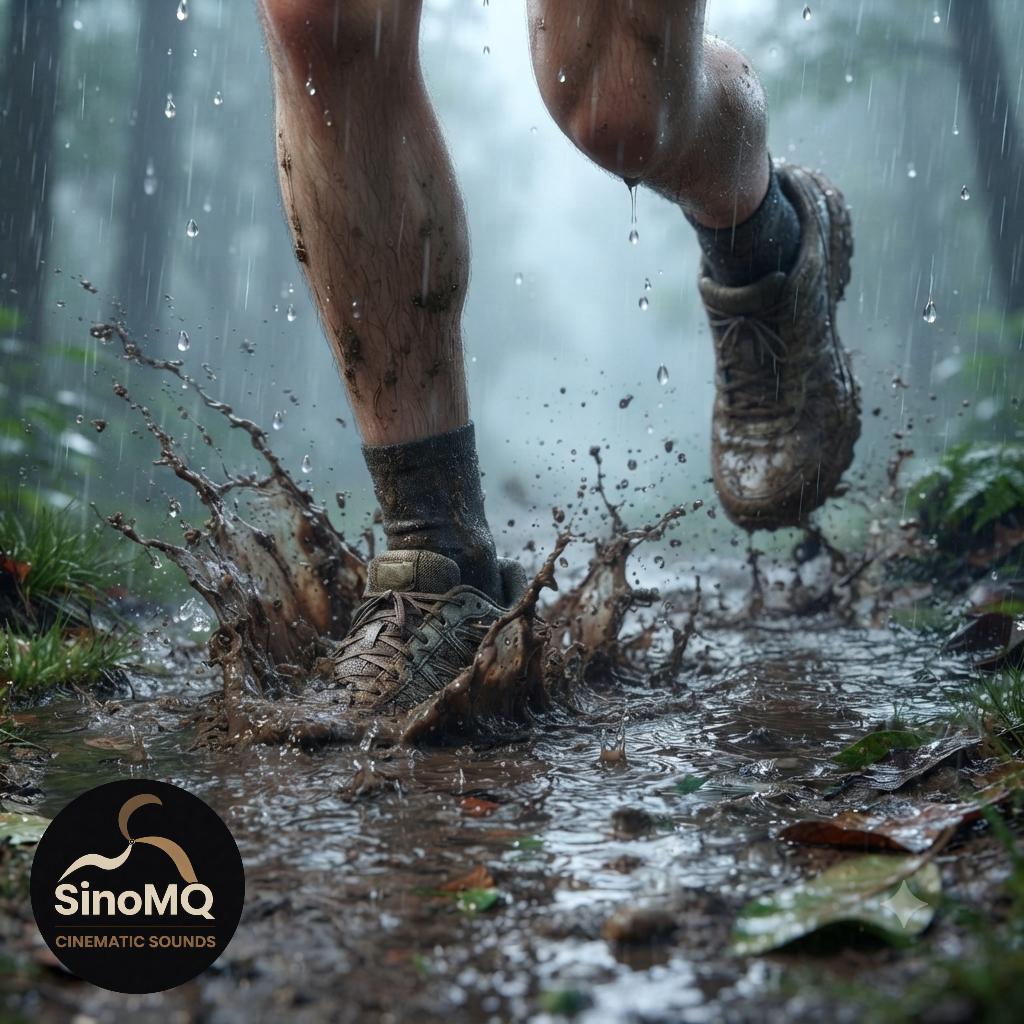 Tiếng Bước Chân Nhanh Trên Đất Ướt Trong Mưa – Fast Footsteps on Wet Ground in Rain