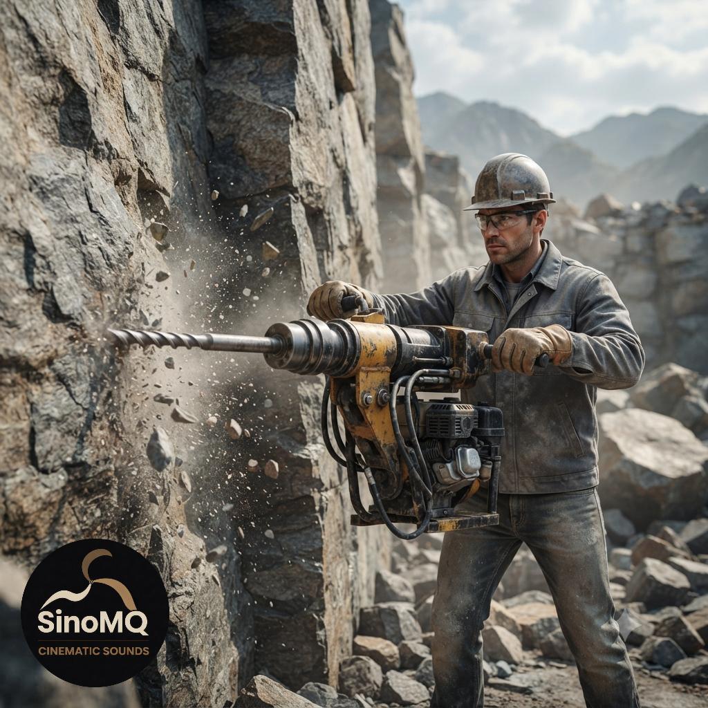 Tiếng Máy Khoan Đá – Rock Drilling Machine Sound