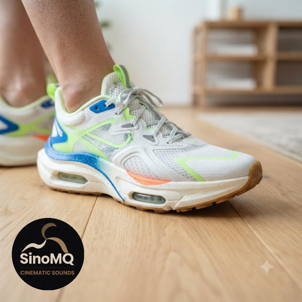 Tiếng Bước Chân Giày Thể Thao Tự Nhiên Trên Sàn Gỗ – Natural Sneakers Sound