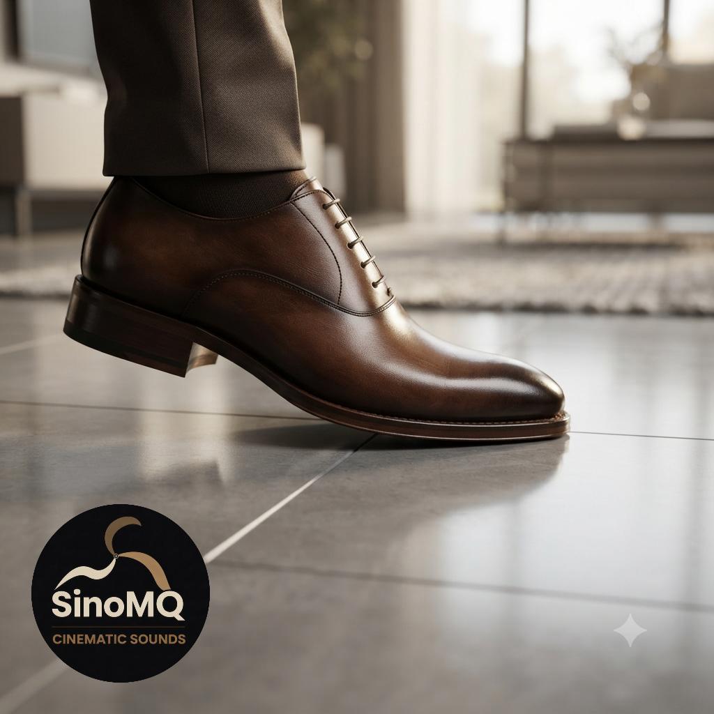 Tiếng Giày Da Đế Cứng Trên Nền Gạch – Hard-Sole Dress Shoe Sound
